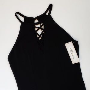 🍂 | Crossed Chest Maxi Dress